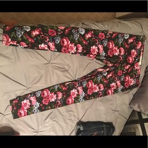 floral leggings